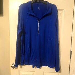 Champion long sleeve 1/4 zip athletic running pullover Women's size XXL
